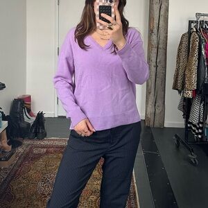 Cashmere Purple Sweater